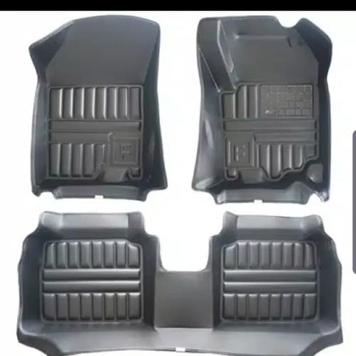 ready  Karpet Mangkok Mobil 5d Frontier Black Carbon All New Brio 2 Baris