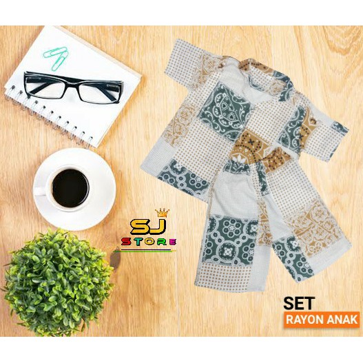 Set Rayon Anak /Stelan Rayon Anak/Stelan Anak Kekinian 1-10 Tahun