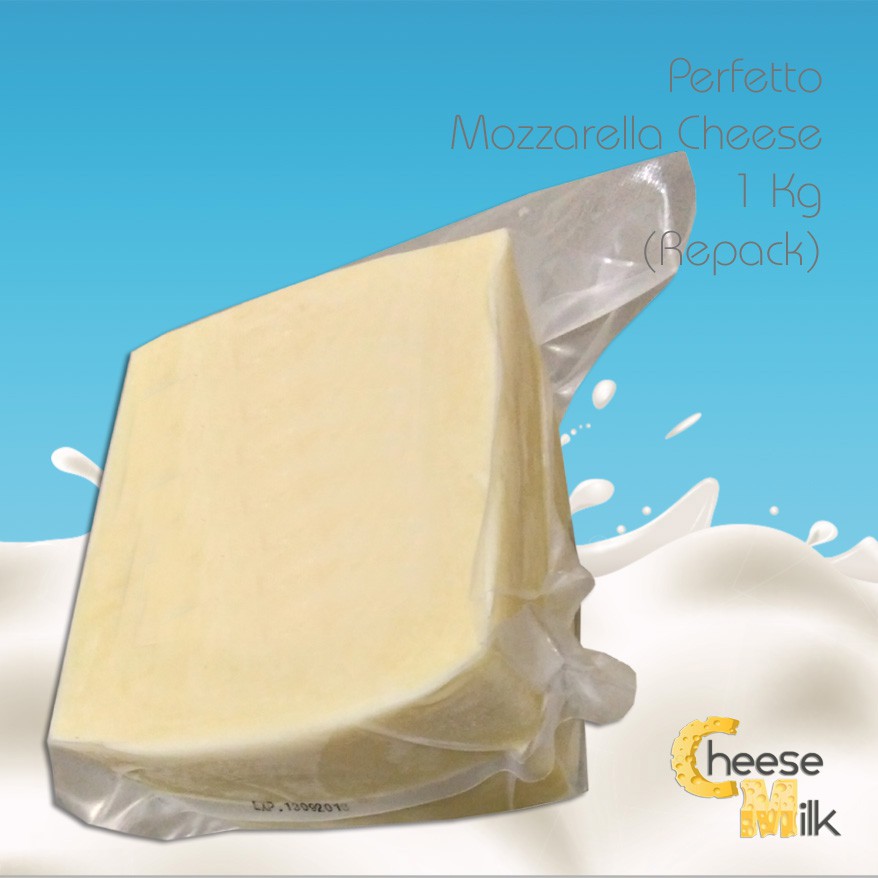 

HARGA MURAH Perfetto Mozzarella Cheese Repack Vacoom 1 Kg