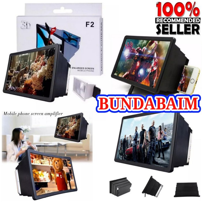 KACA PEMBESAR LAYAR F2 ENLARGED SCREEN F2F2 / PEMBESAR LAYAR HP 3D LCD SB