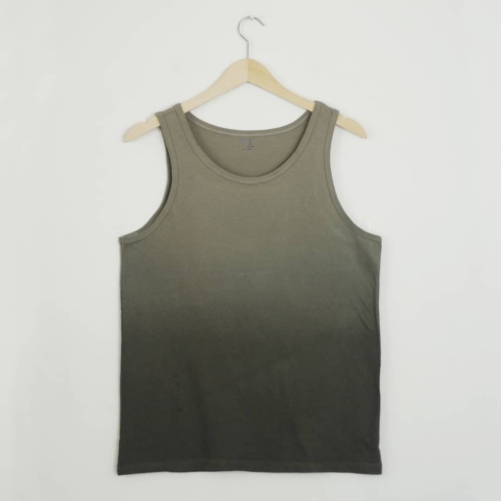 GAP Tanktop Pria gradient  Green Army [100% ORIGINAL]