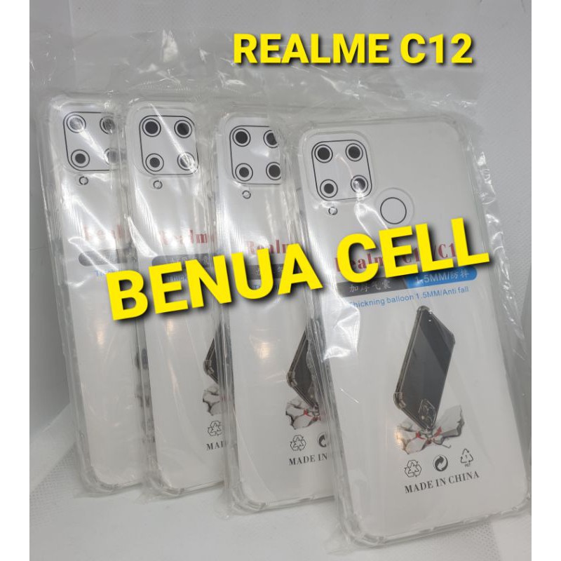 SOFTCASE - TRANSPARAN AIR BAG REALME C12  NEW HOT