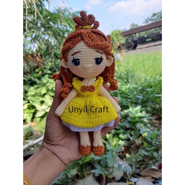 Boneka Rajut Princess Disney Belle