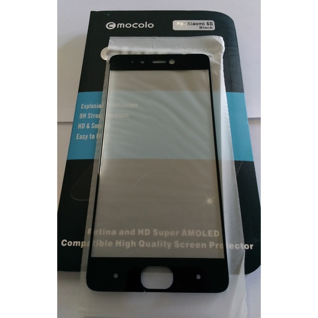 MOCOLO Premium Tempered Glass Full Cover - XiaoMi Mi5S / Mi 5S (Black)