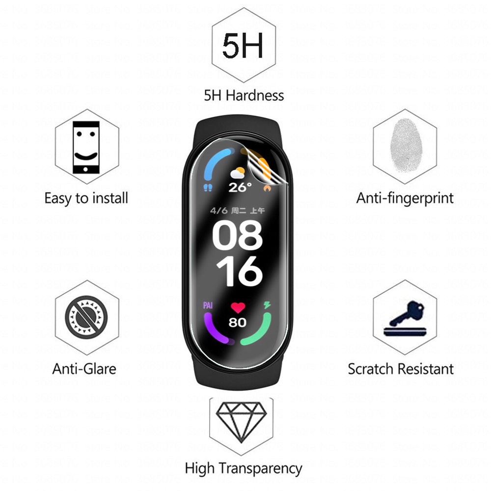 Pelindung Layar Smart Bracelet Anti Gores Untuk Xiaomi Mi Band 7 / 7NFC