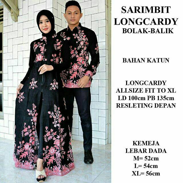 GROSIR SARIMBIT LONGCARDY BOLAK BALIK