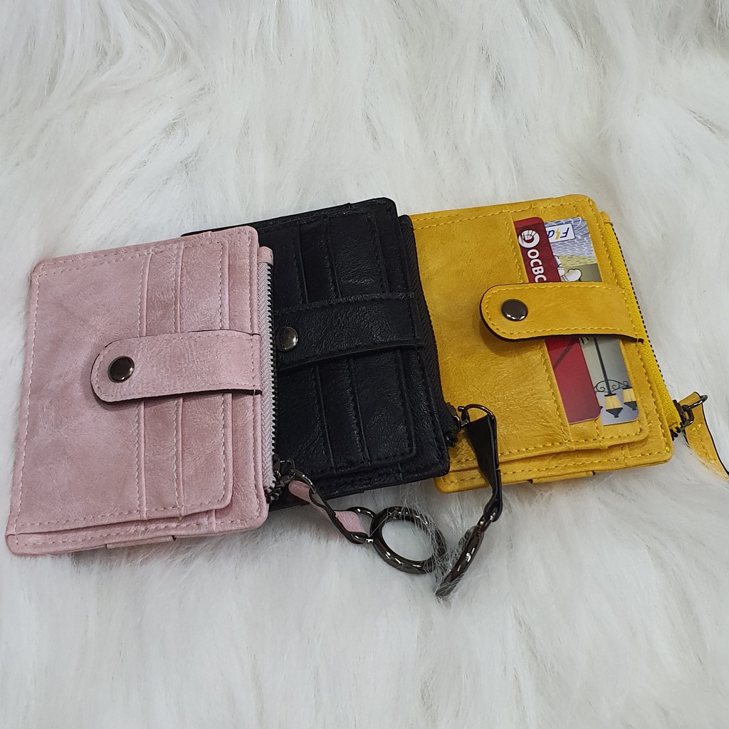 dompet kartu fashion card holder wallet PU leather ara