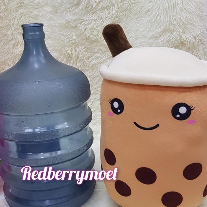 boneka boba brown sugar jumbo milk tea jumbo