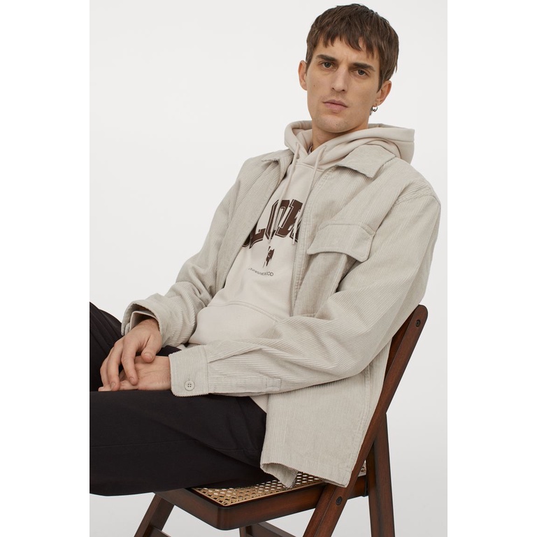 HOODIE HM SOHO ORIGINAL Hoodie Global h&amp;m hoodie hijau cream