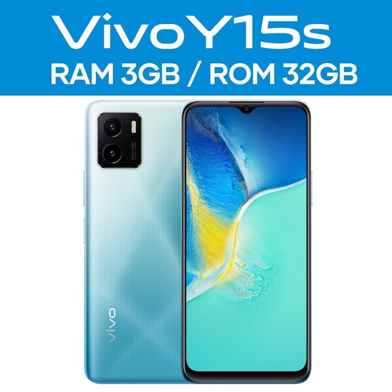 Vivo Y15S RAM 3GB ROM 32GB Garansi Resmi 5000mAh Battery, Ultra Fast Side Fingerprint, AI Multi-Mode 100% Original handphone vivo y12s Baru 2020 Gratis Ongkir HP VIVO Y15S kredit tanpa dp 0% COD-Y15s 3+32 Green