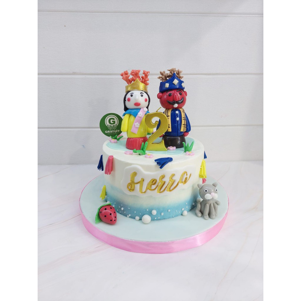 

cake ondel ondel ukuran 15cm