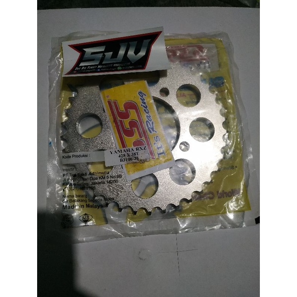 GIR / GEAR BELAKANG SSS 428 YAMAHA RXZ ( VEGA R ,ZR,Z RX S,KING JUPITER Z ,MX) TERMURAH