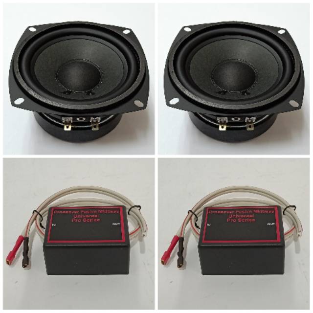 Speaker Midbass 4inch Celavin Design Plus Crossover Pasive Pro Series