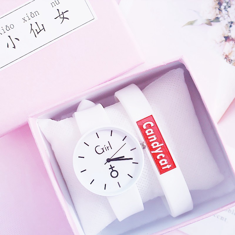 Jam Tangan Couple Korea Style Simple Casual Jelly Fashion High Quality