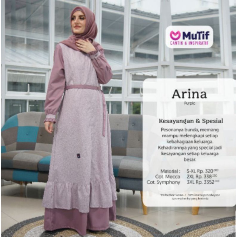 GAMIS ARINA BY MUTIF