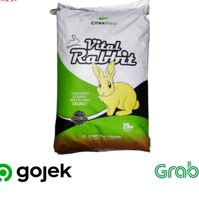 PELET PAKAN MAKANAN KELINCI VITAL RABBIT 1 KG CITRA FEED RABBIT FOOD