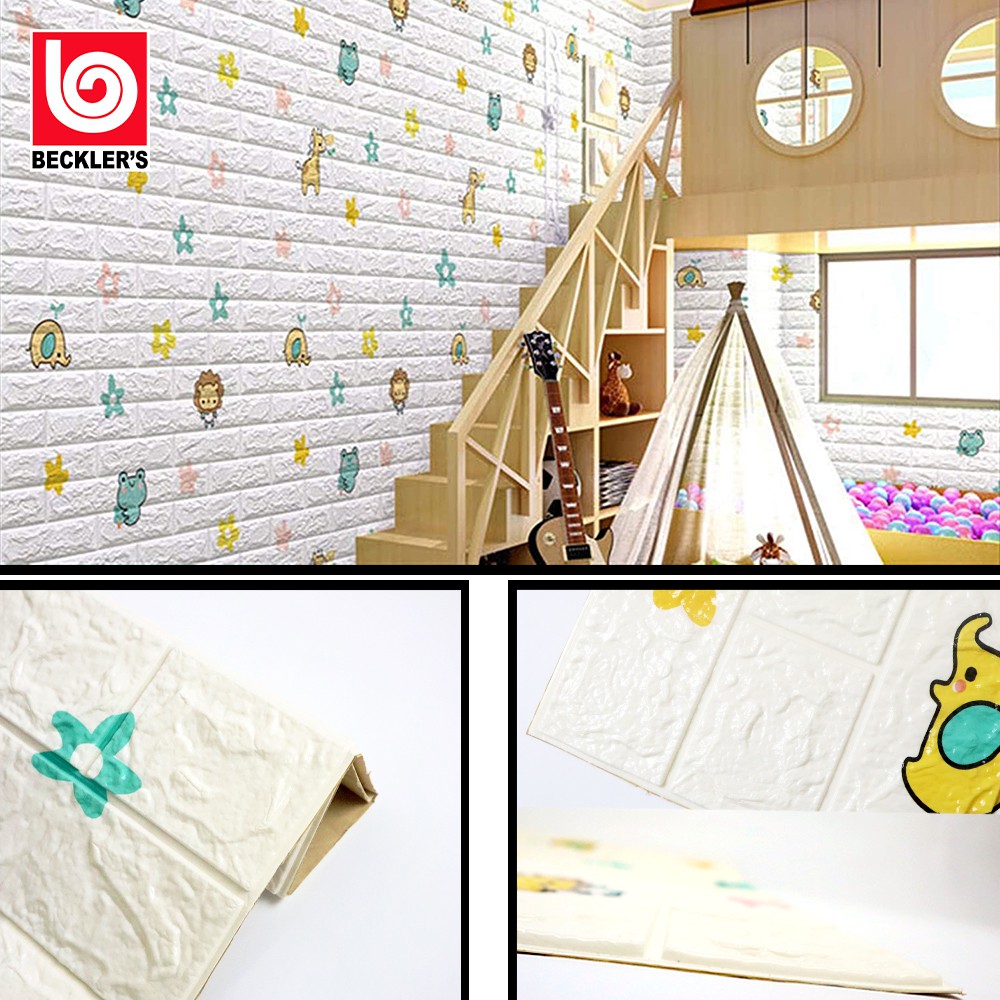 CUCI GUDANG!! WALLPAPER 3D FOAM PANEL 6mm WALLFOAM 70X77 CM. Menyenangkan anak-anak ·High Quality.