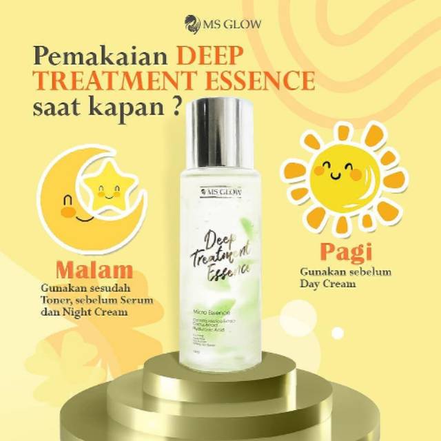 Ms Glow Deep Treatment Essence Ms Glow Penghilang Bekas Jerawat Dan Iritasi Kulit Original Magetan Shopee Indonesia