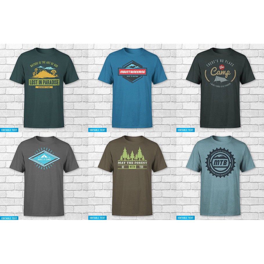 95 T-Shirt Designs Bundle - Photoshop &amp; Illustrator