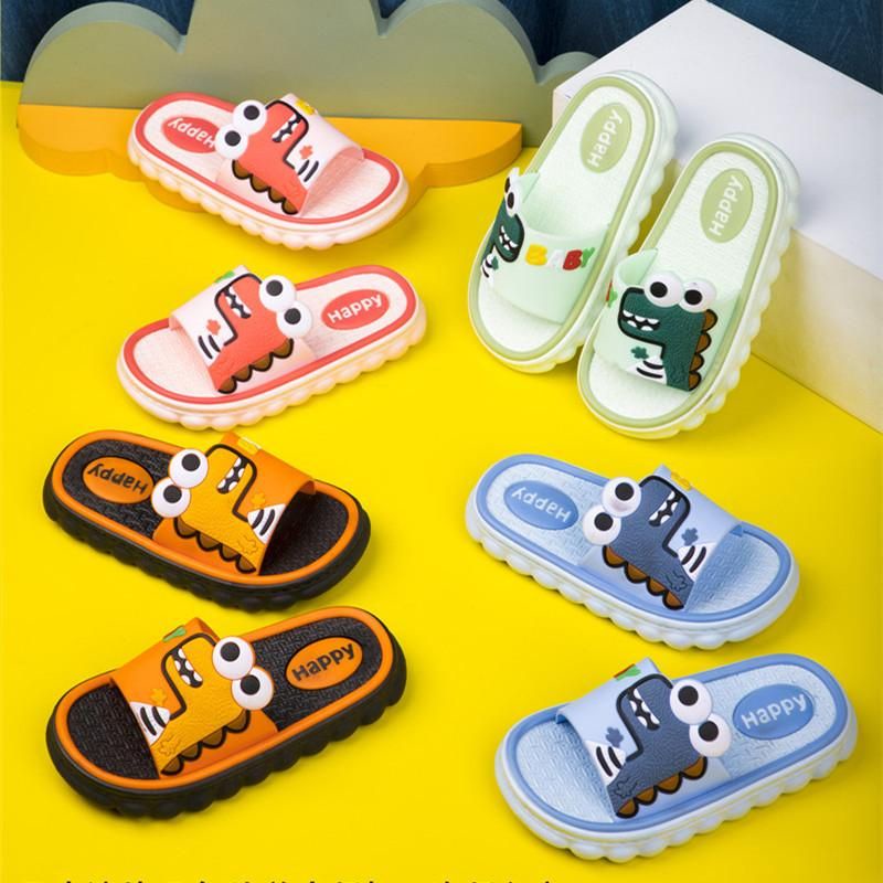 Sandal anak PVC kartun motif Dino/Sandal anak import S2