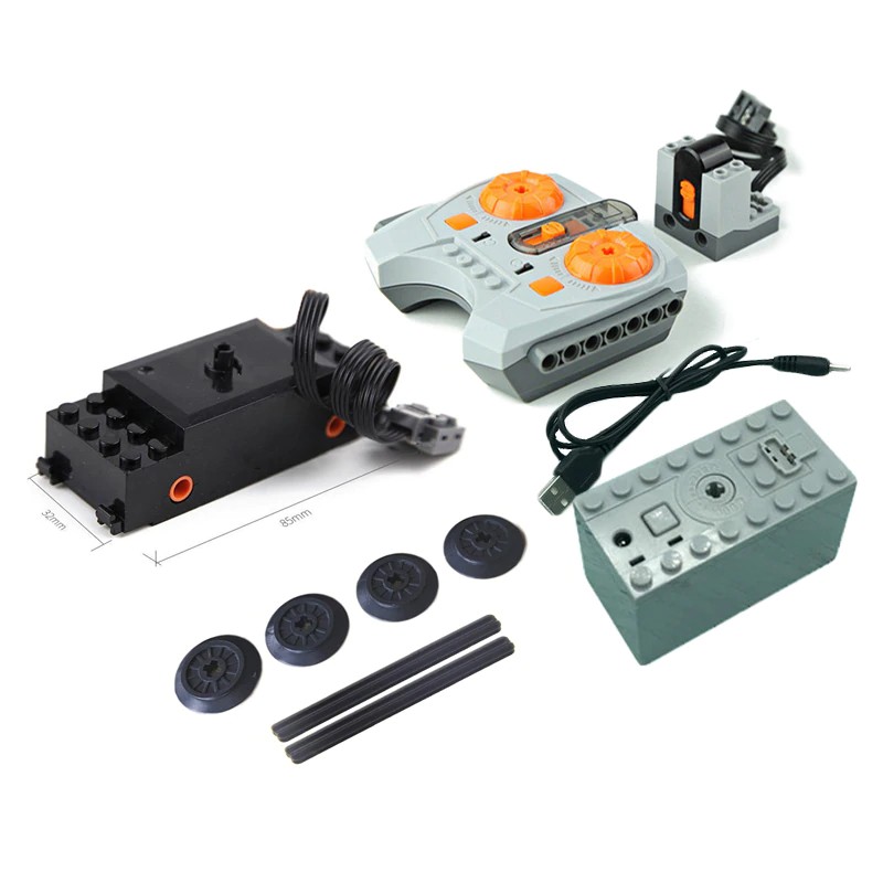 Mainan Lego Legoinglys technic Train Upgrade Remote Control Parts Motor/Motor/Remote Control