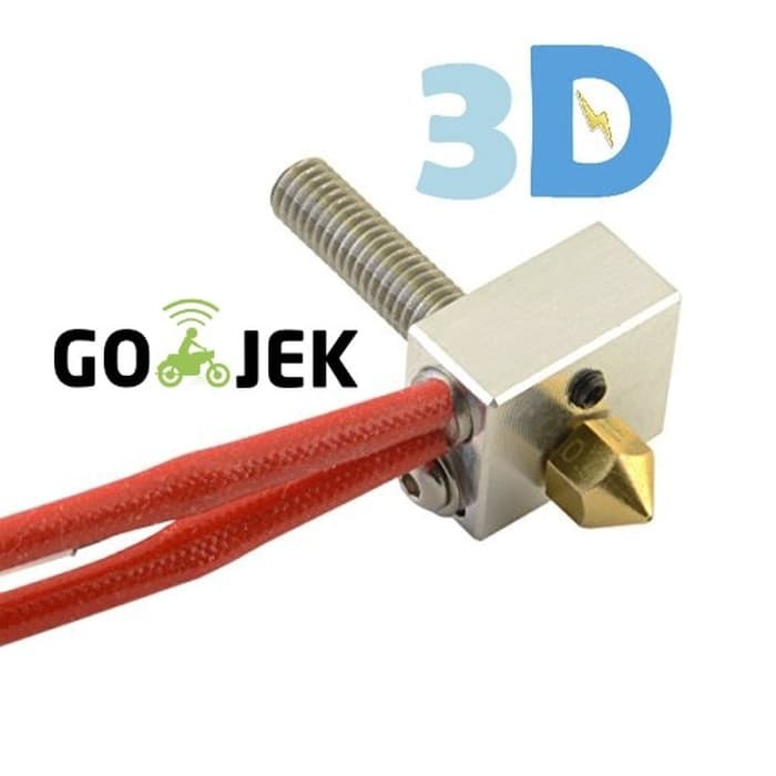 Zaiku 3D Printer Hotend Heatblock Kit 0.4/1.75 mm