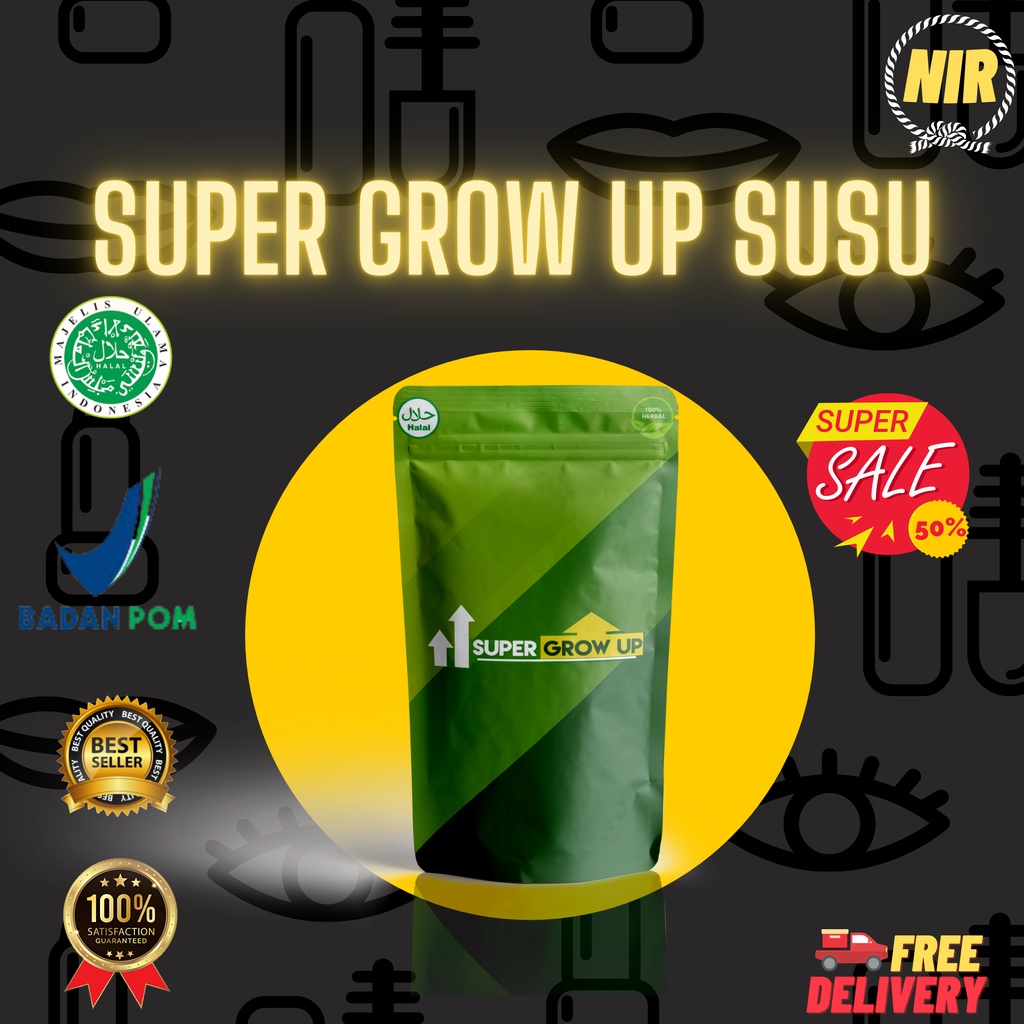 

SUPER GROW UP SUSU – Peninggi Badan Original Terlaris / susu penambah tinggi badan
