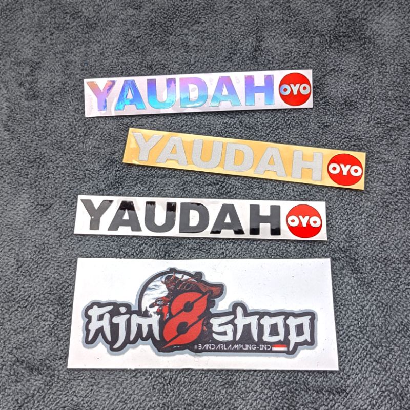 STICKER YAUDAH OYO CUTTING Stiker yaudah oyo