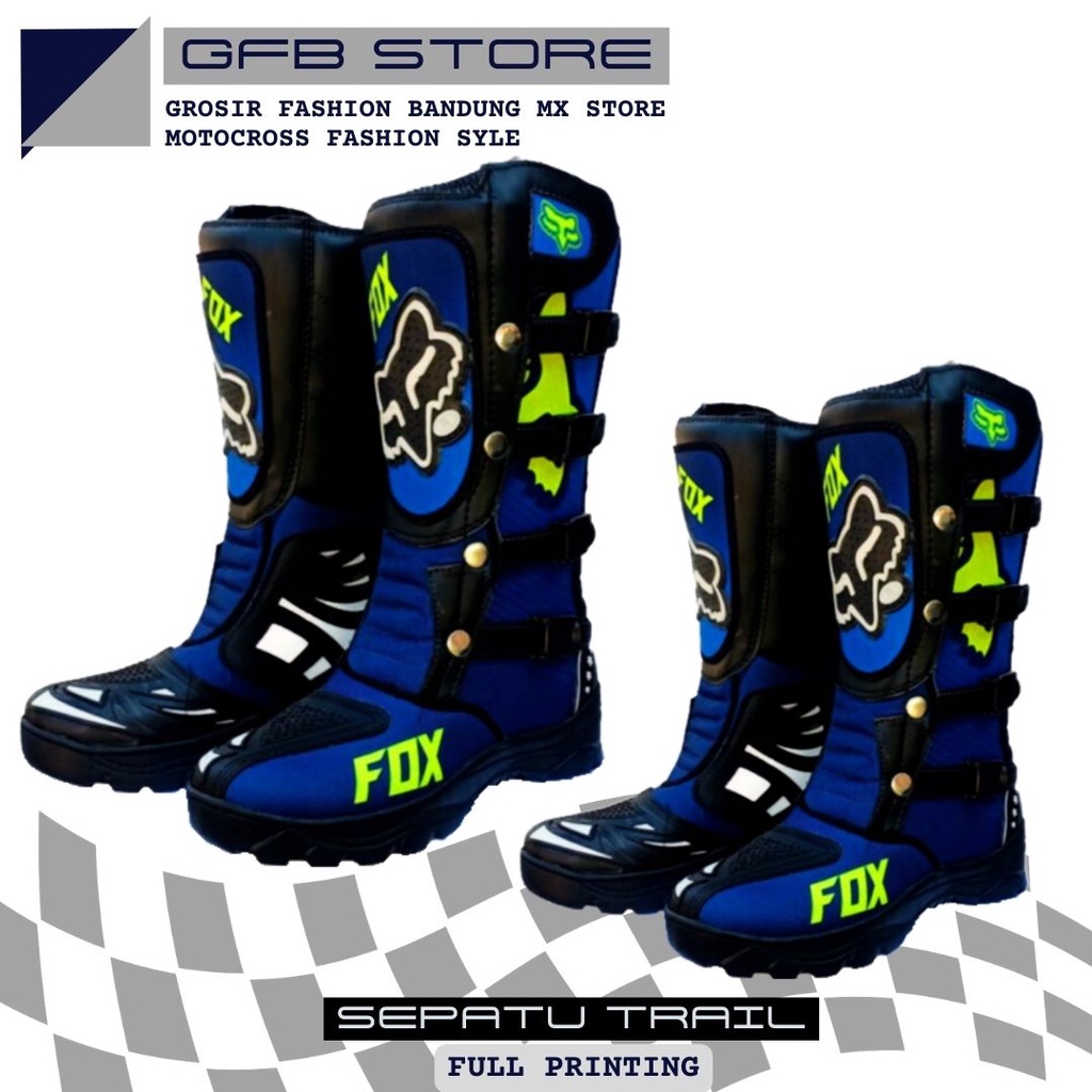 sepatu cross trail boots motocross