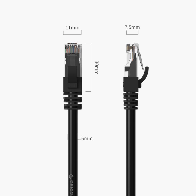 Kabel lan cat 6 ORICO 30m Ethernet Network Gigabit PUG-C6-300 - cable lan 30 meter orico