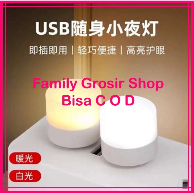 Lampu LED USB Mini Night Light Portable Lamp