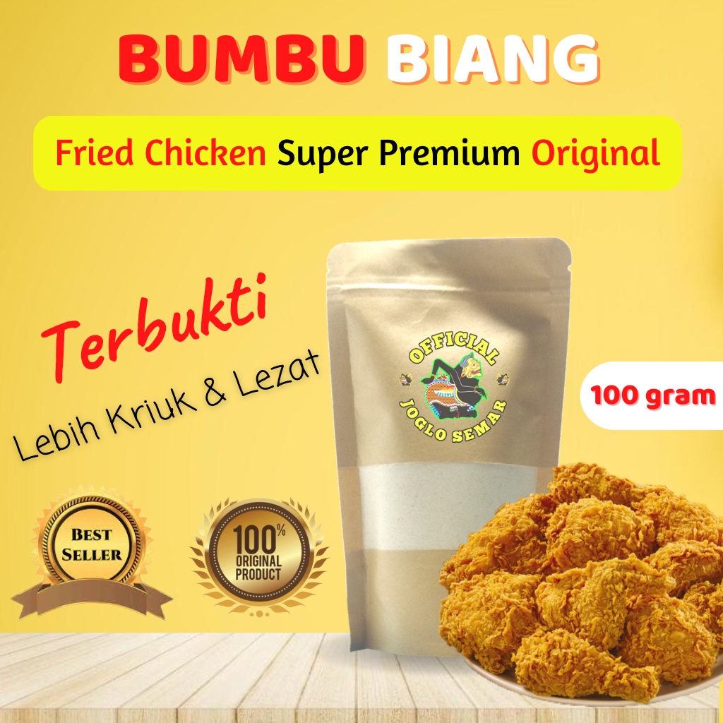 

Bumbu Biang Original Fried Chicken (KFC) Super Premium 100 gram