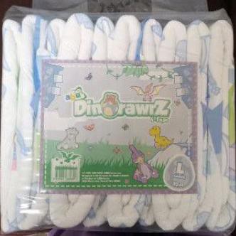 Abdl 10Pcs 1 Pak Diaper Dinosaurus Tipe L Untuk Anak Ahmad_Storeid88