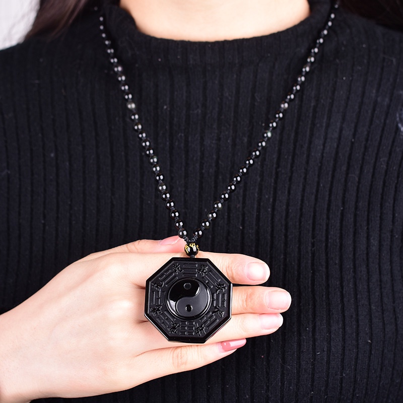 Kalung Liontin Jimat Gaya Klasik Kasual Serbaguna Untuk Unisex