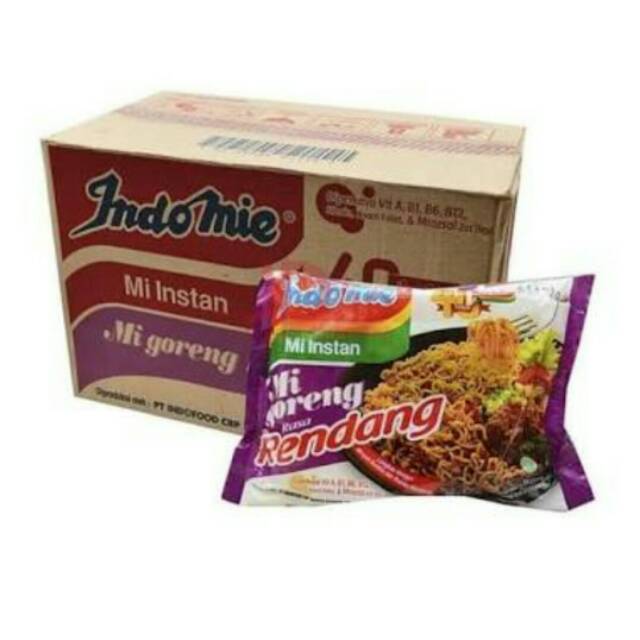 

Indomie goreng rendang per dus