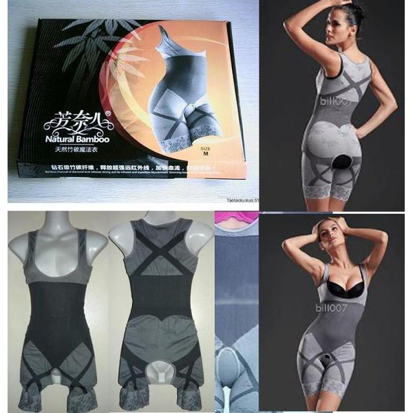 NATURAL BAMBOO SLIMMING SUIT/ Baju Pelangsing /Slimming suit/korset slimming