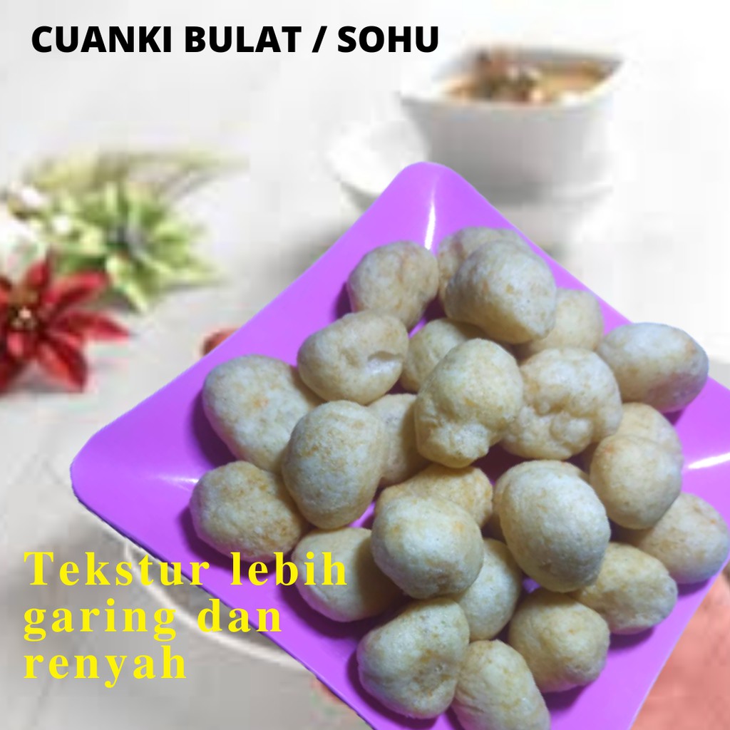 

Kerupuk Cuanki Bulat Sohu Kerupuk Ikan Makanan Ringan Murah