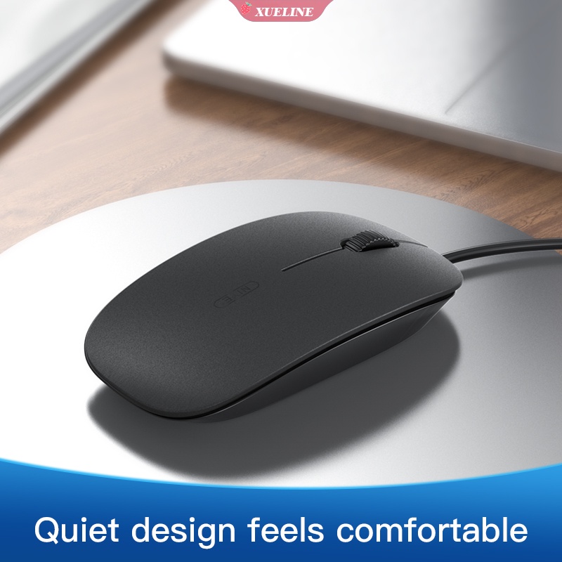 Mouse Gaming Optical Ergonomis DPI Adjustable Dengan Kabel USB Untuk PC / Laptop