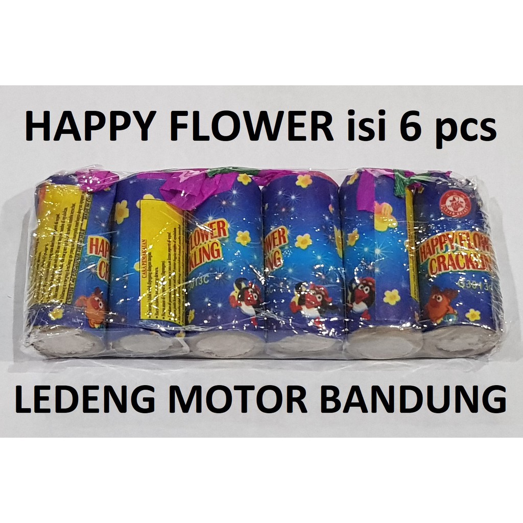 Happy Flower Ajeb Ajeb isi 6pc Kembang Api Anak Aman