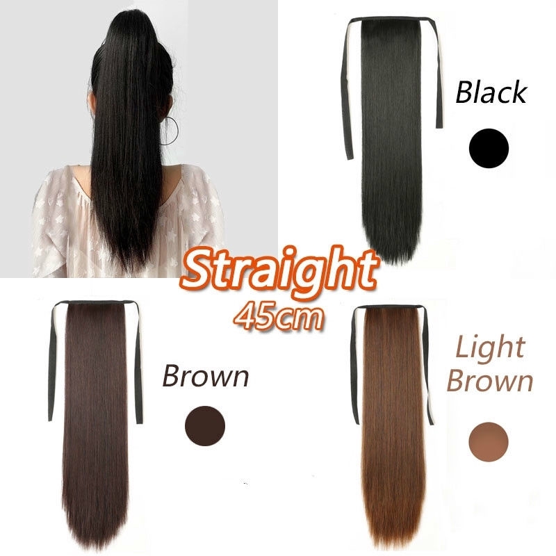 Wig / Rambut Sambungan / Extension Model Clip On Gaya Korea untuk Wanita