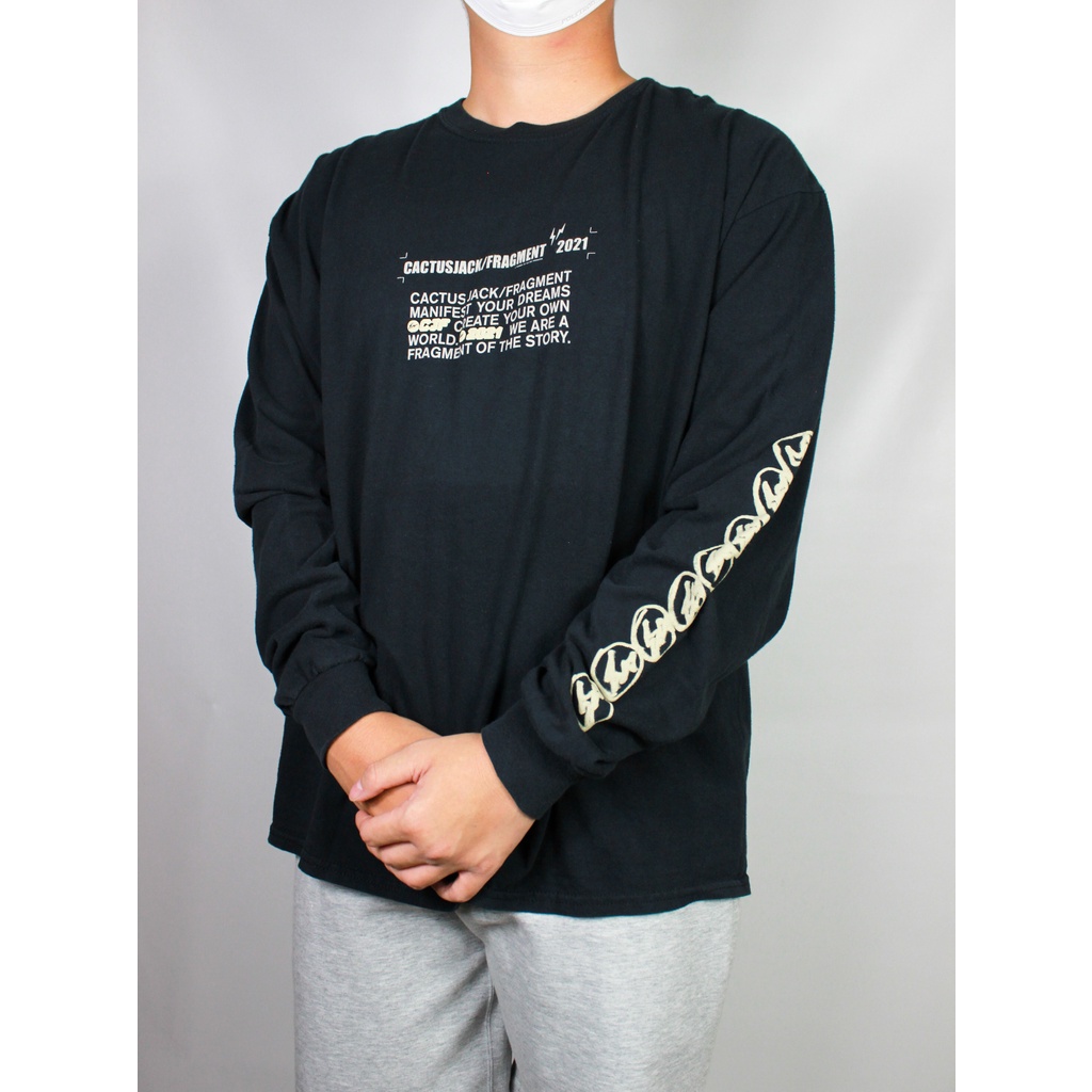 Cactus Jack Travis Scott x Fragment Design Longsleeve Tee
