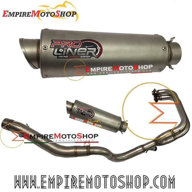 Knalpot Proliner TR1 Ninja 250 Fi Z250 Stainless Fullsystem