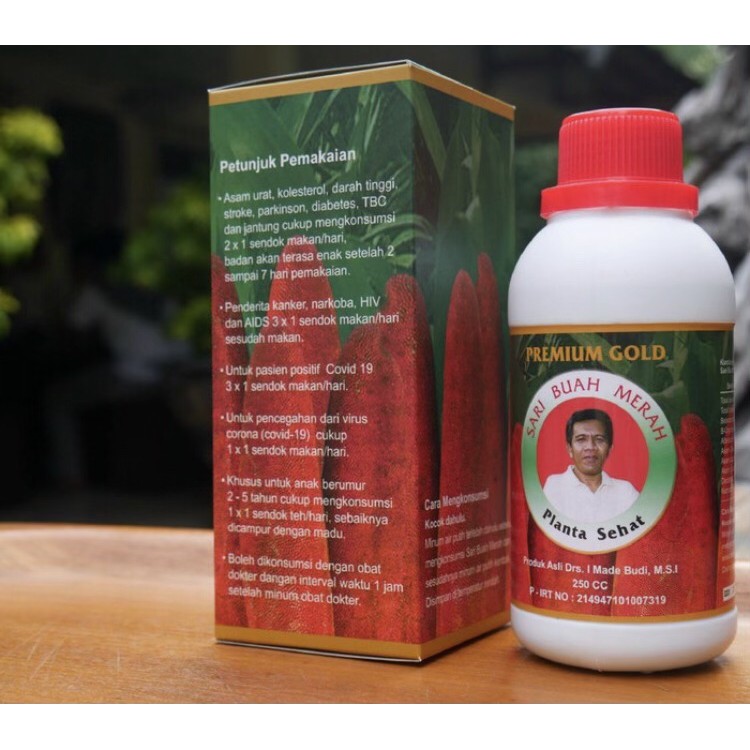 Sari Buah Merah Asli Papua Drs I Made Budi