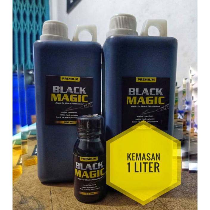 Penghitam Body Motor mobil Dasboard-Black Magic 1 liter