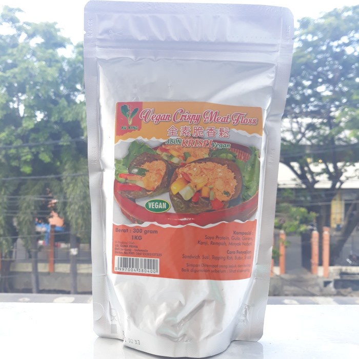 

ABON- VEGAN CRISPY MEAT FLOSS - ABON KRISPI XU XING VEGAN & VEGETARIAN -MAKANAN-KERING.