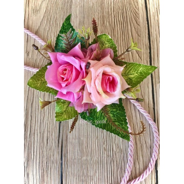 Ikat gorden -FLOWERY LOVE. tali hordeng bunga