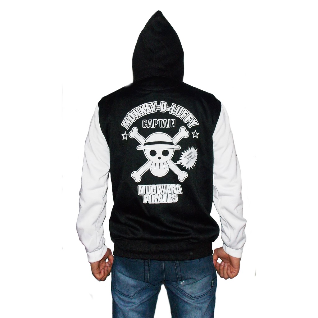 Jaket One Piece Mugiwara Pirates Crew - Sweater Hoodie Mugiwara Pirates crew - Jaket Mugiwara