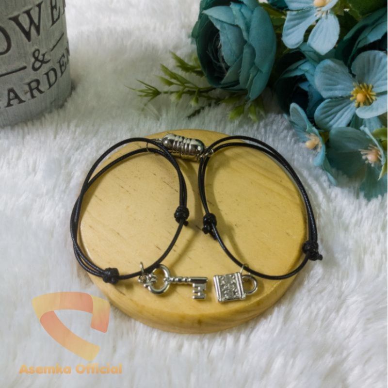 gelang magnet couple/pasangan hati 1 pasang (2 pcs) terlaris