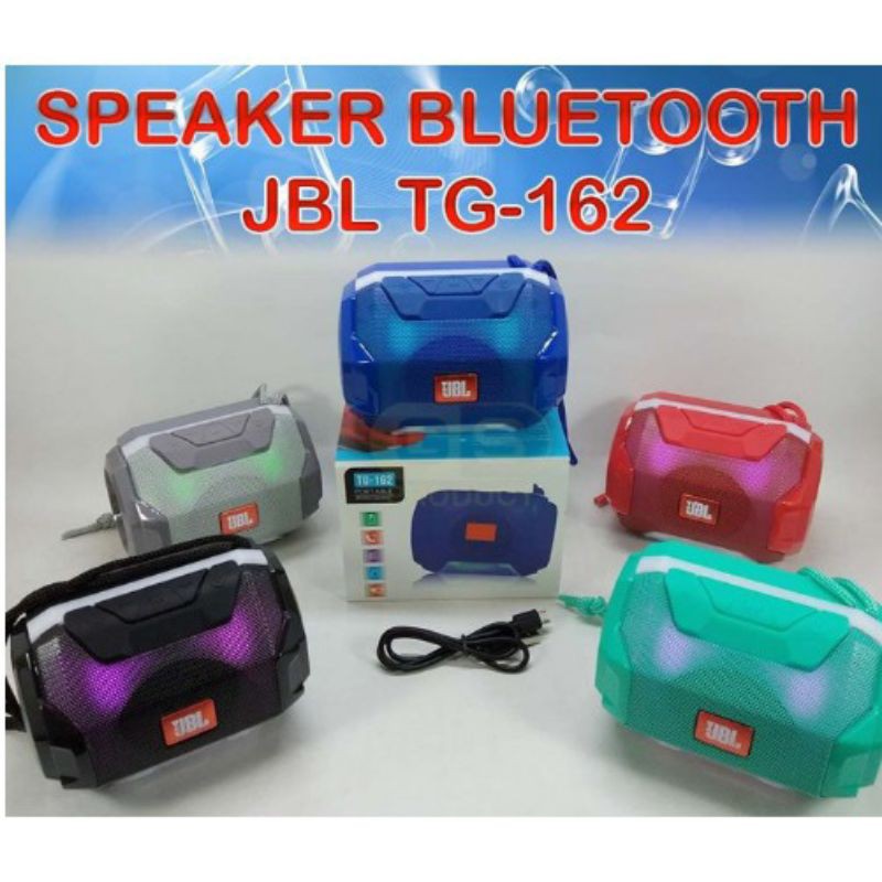 SPEAKER JBL TG 162 BLUETOOTH WIRELESS PORTABLE , LAMPU LED , EXTRA BASS