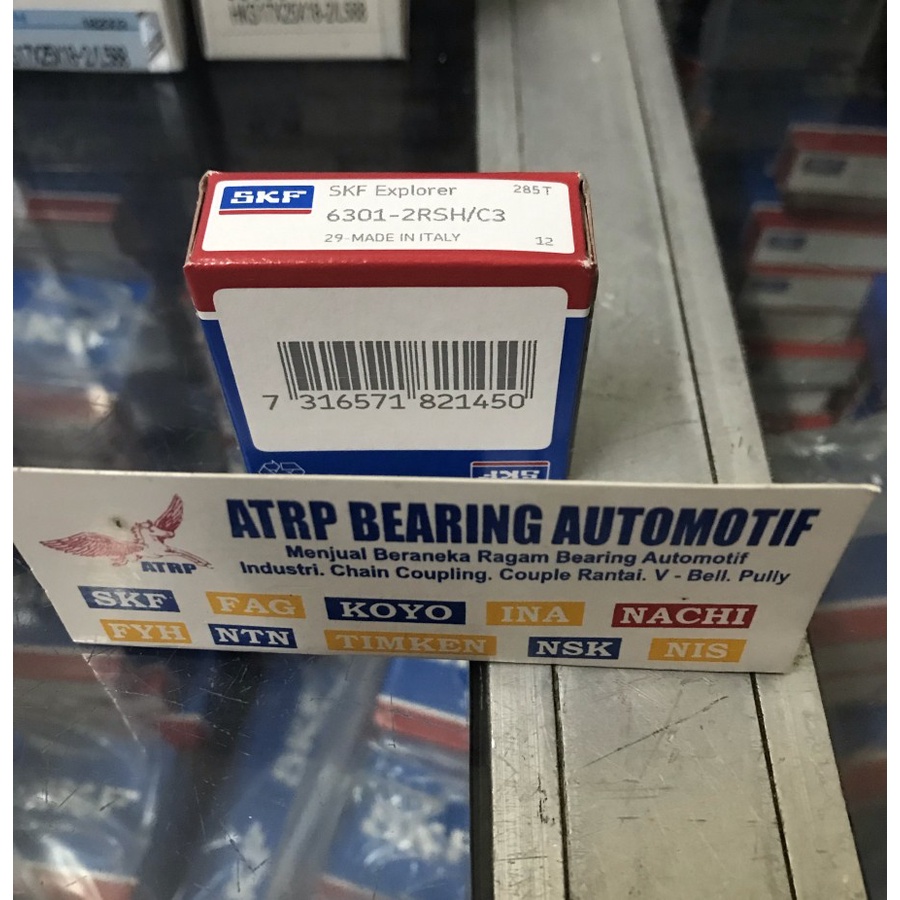 BALL BEARING 6301 2RS C3 6301 2 RS C3 SKF ORIGINAL ITALY